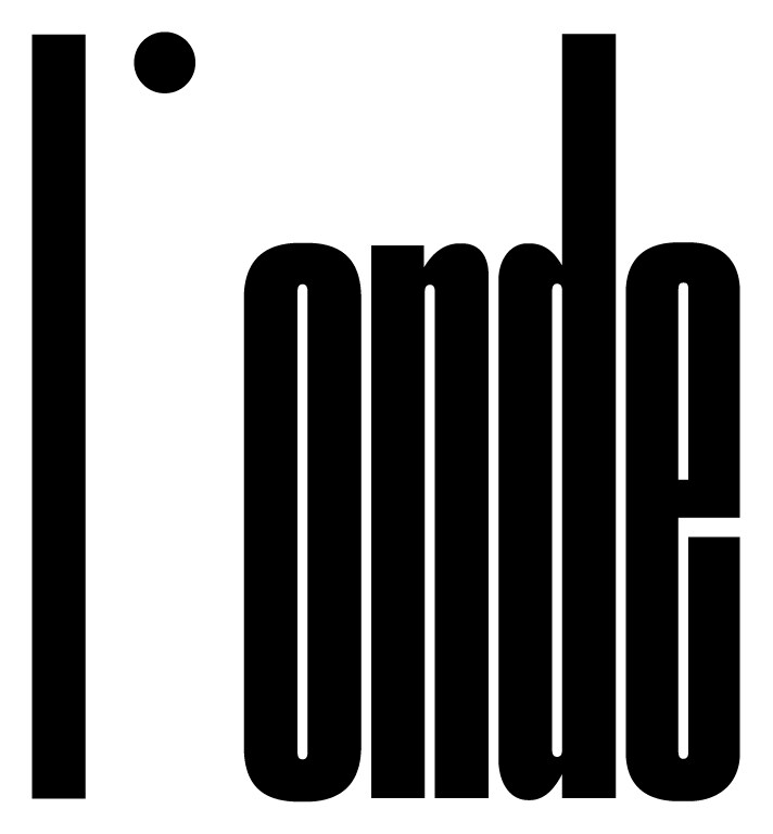 Logo de L'Onde Théâtre Centre d'Art en noir et blanc