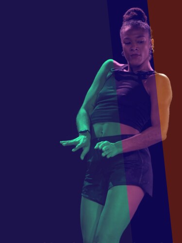 solo dancer standing  