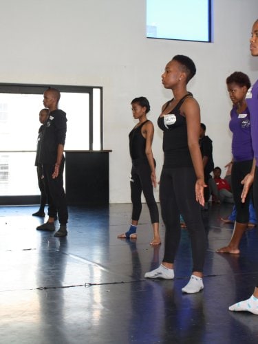 danseurs en ateliers
