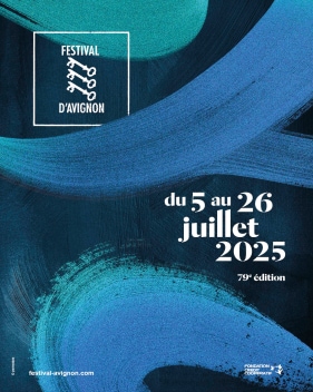Affiche de la 79e édition du Festival d'Avignon