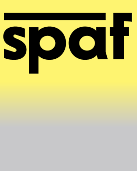 Spaf image logo fond jaune