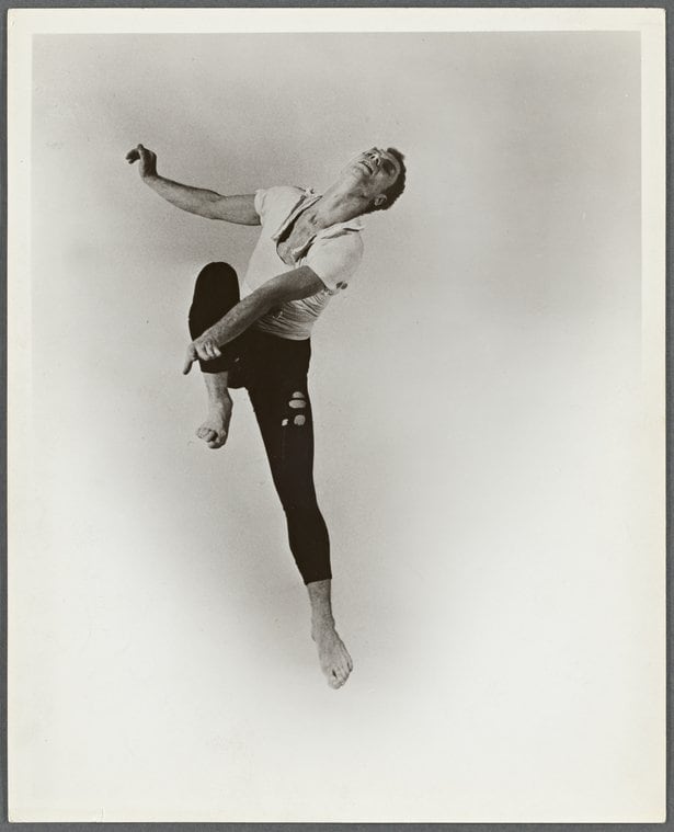Merce Cunningham dans Untitled Solo (1956)