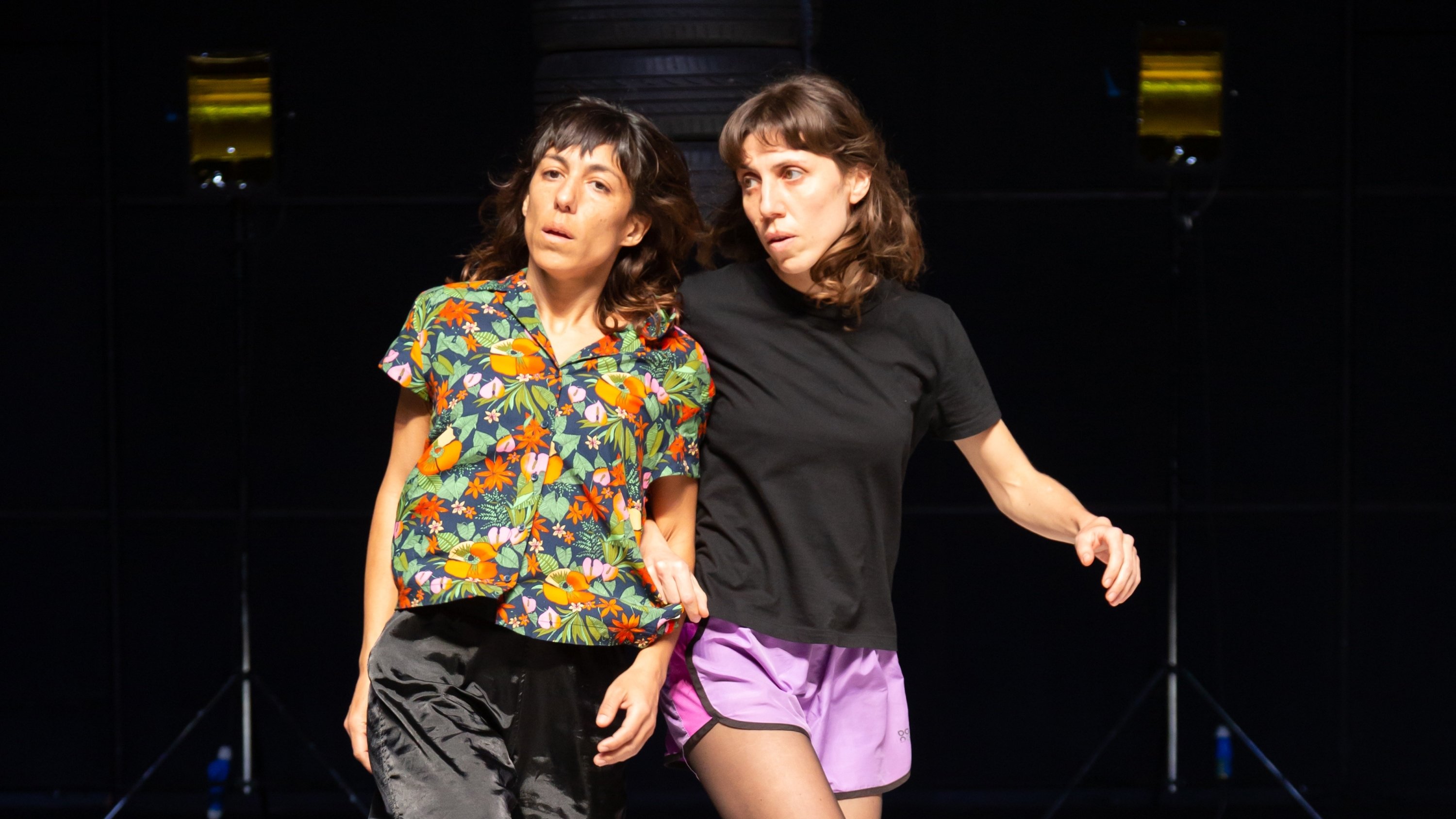 Dancers jumping in Zeppelin Bend by Katerina Andreou