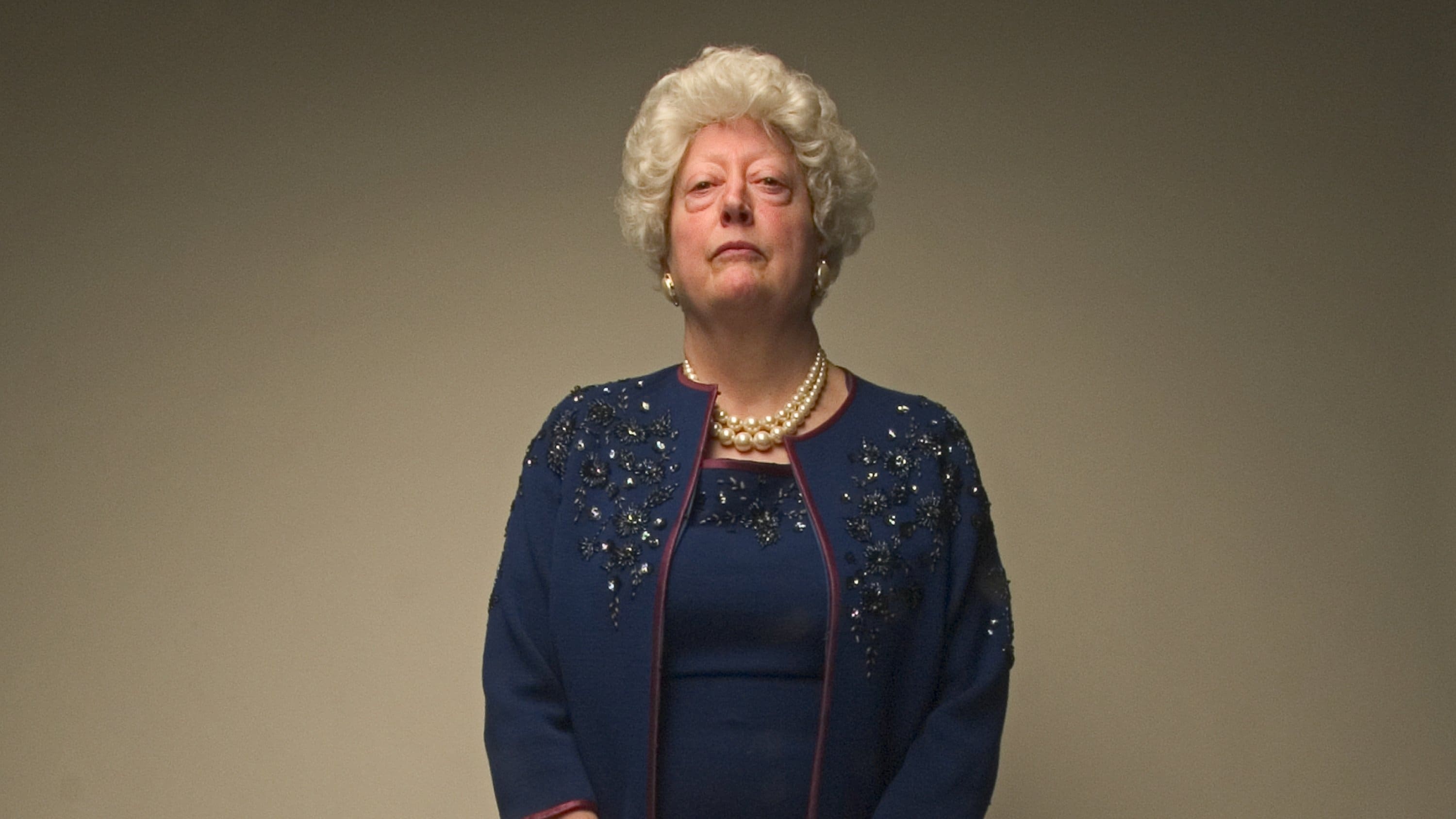 Martha Wilson as Barbara Bush