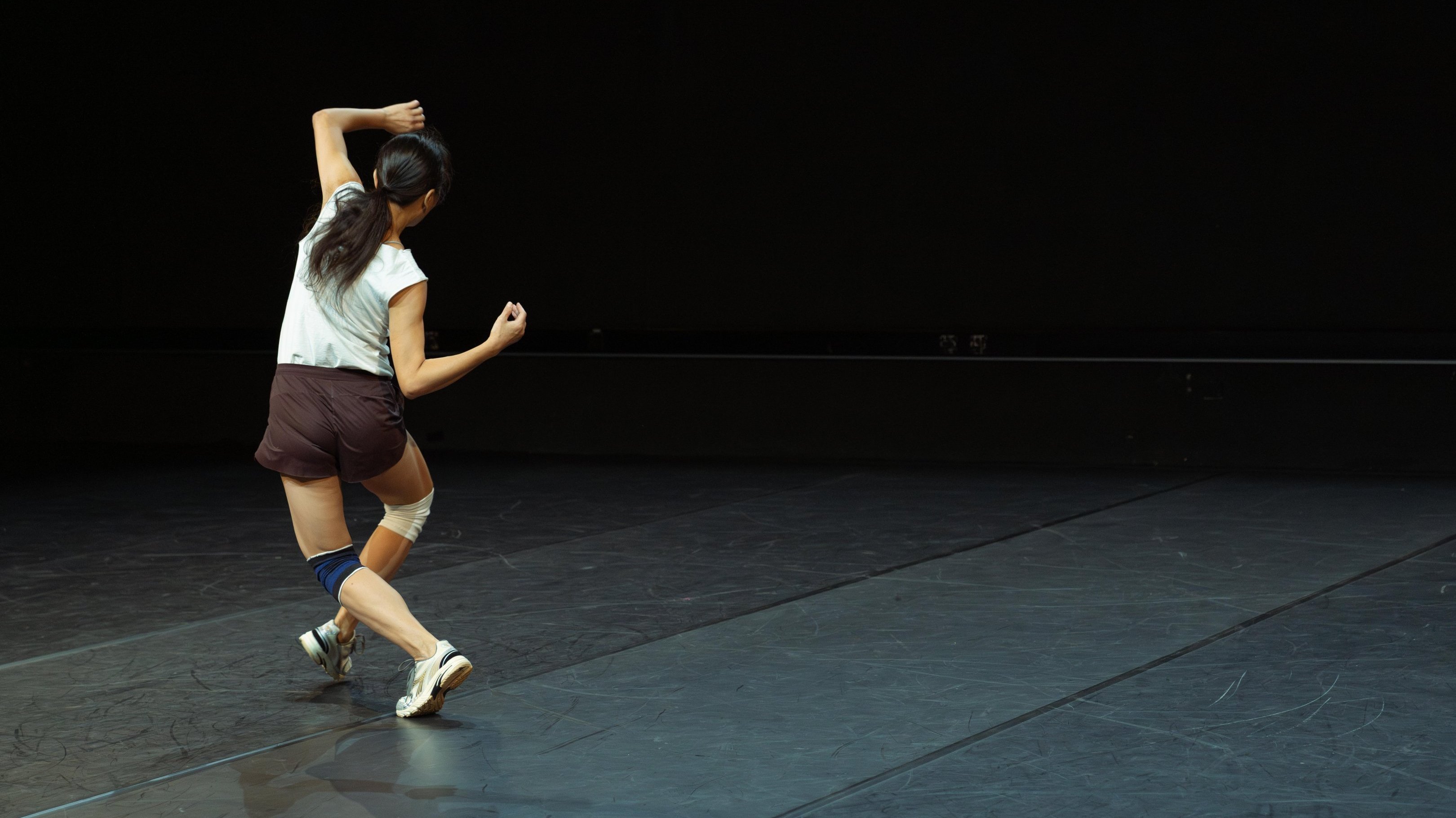 Dancer on the right of the stage