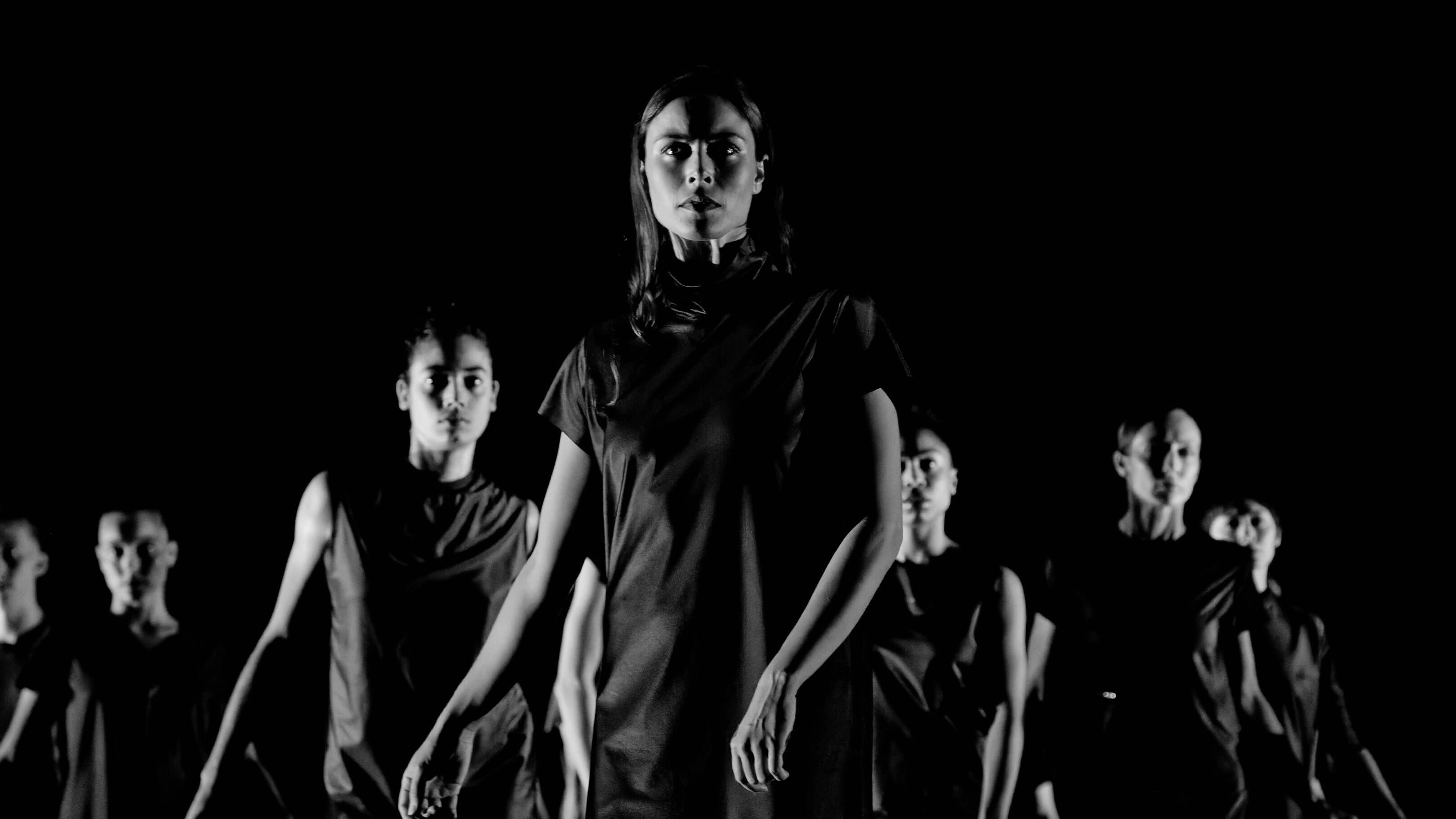 Dancers on stage performing