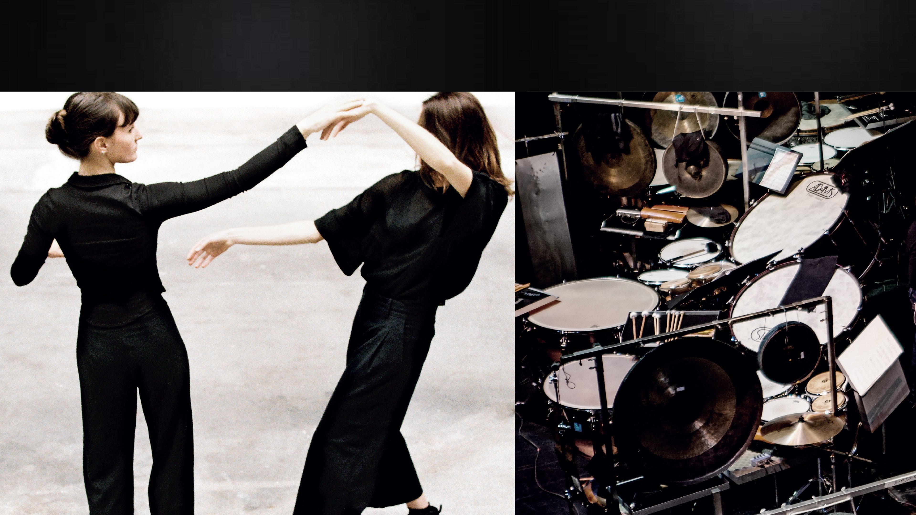 deux danseuses & une batterie