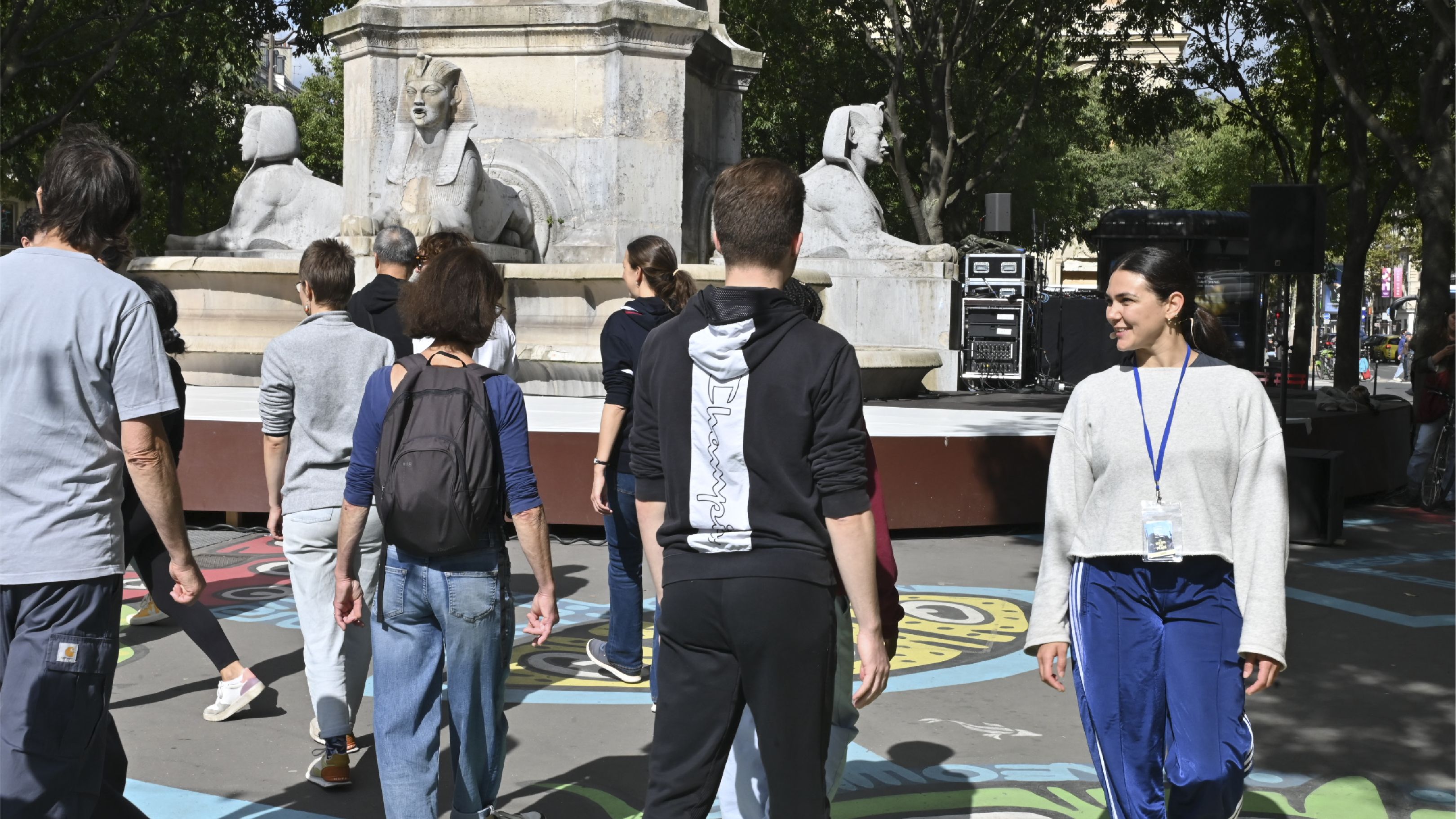 Atelier de danse en plein air