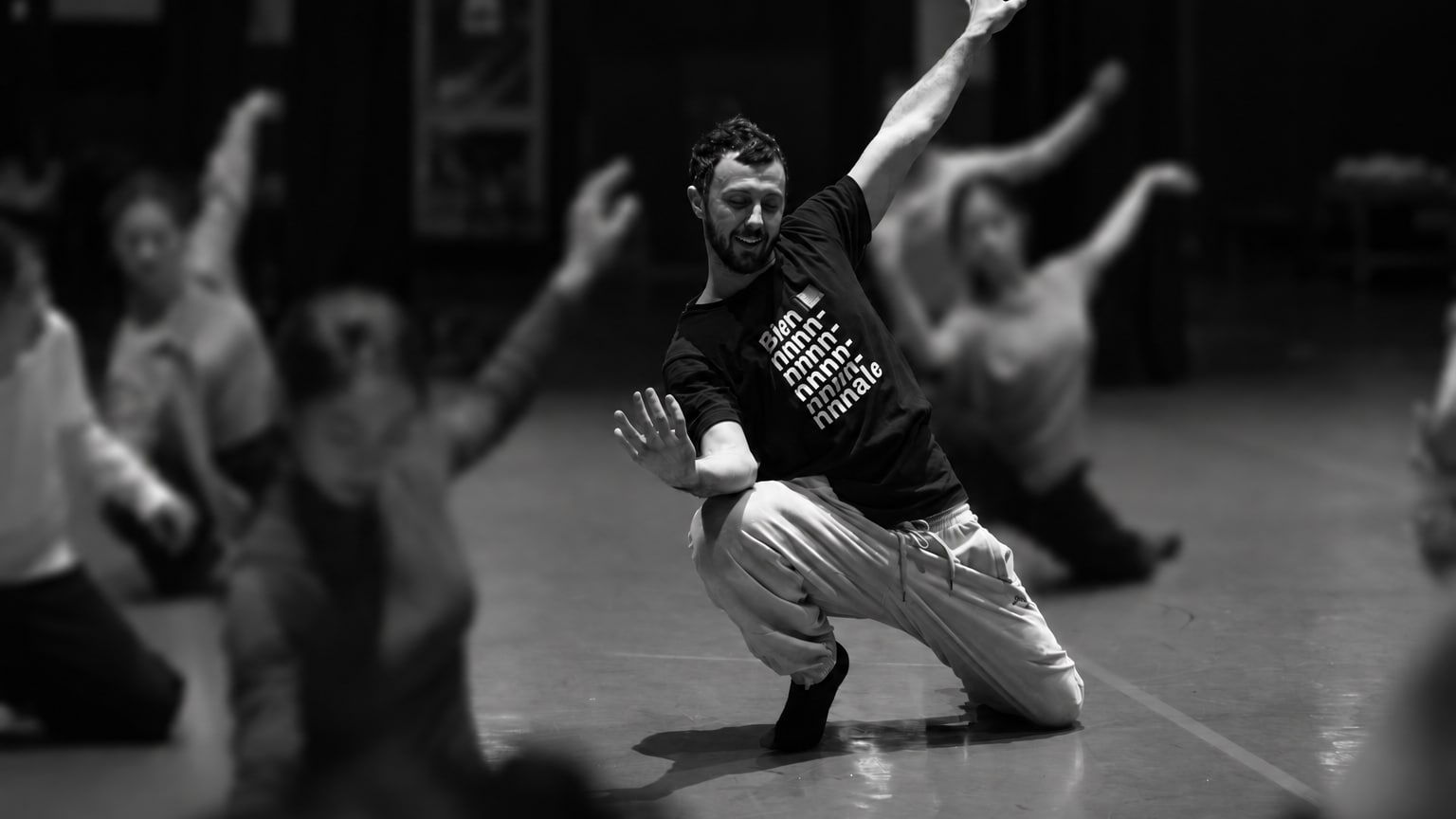 Danseur donnant un cours 