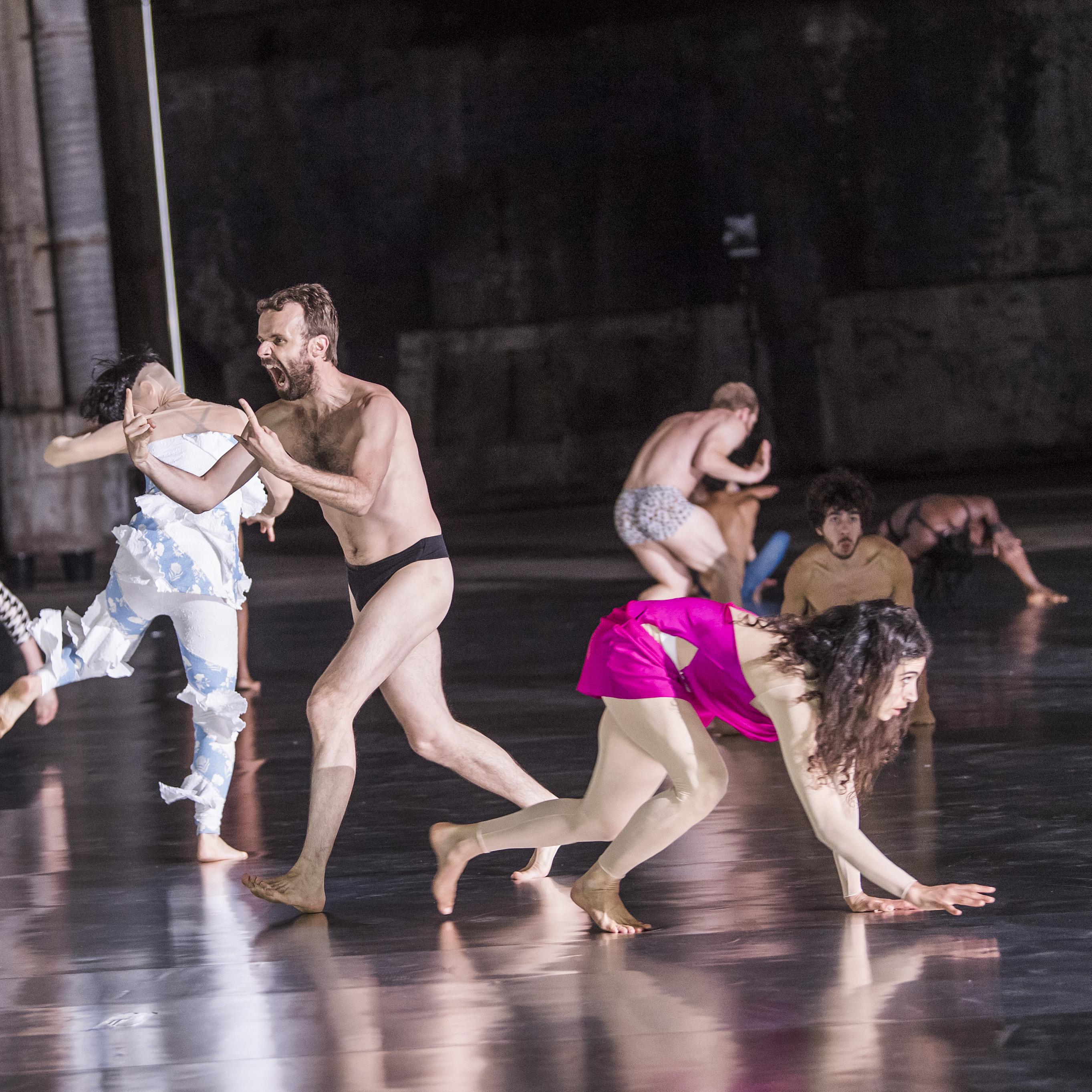 Dancers from the 10 000 gestures show dancing on stage.