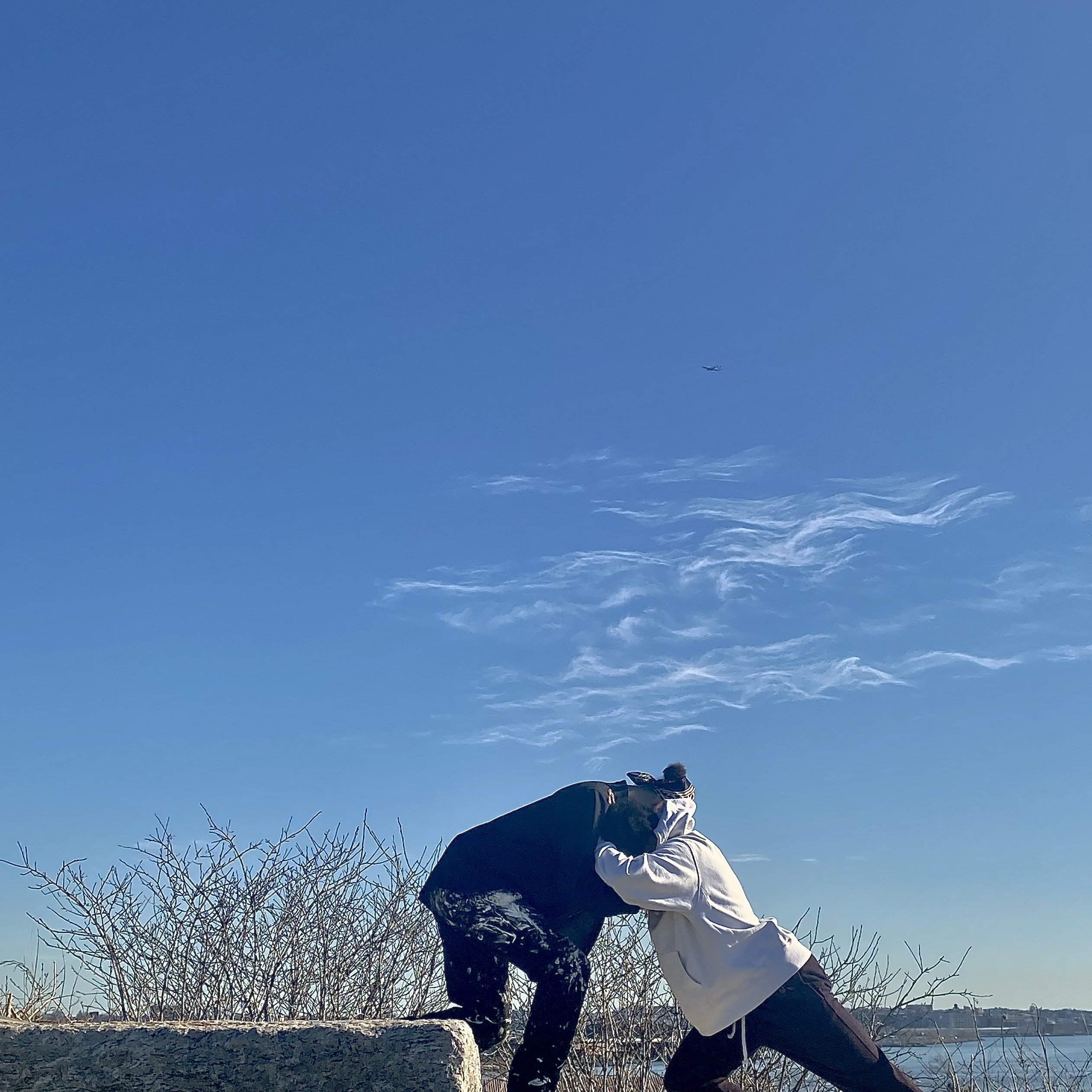 Two dancers outdoor