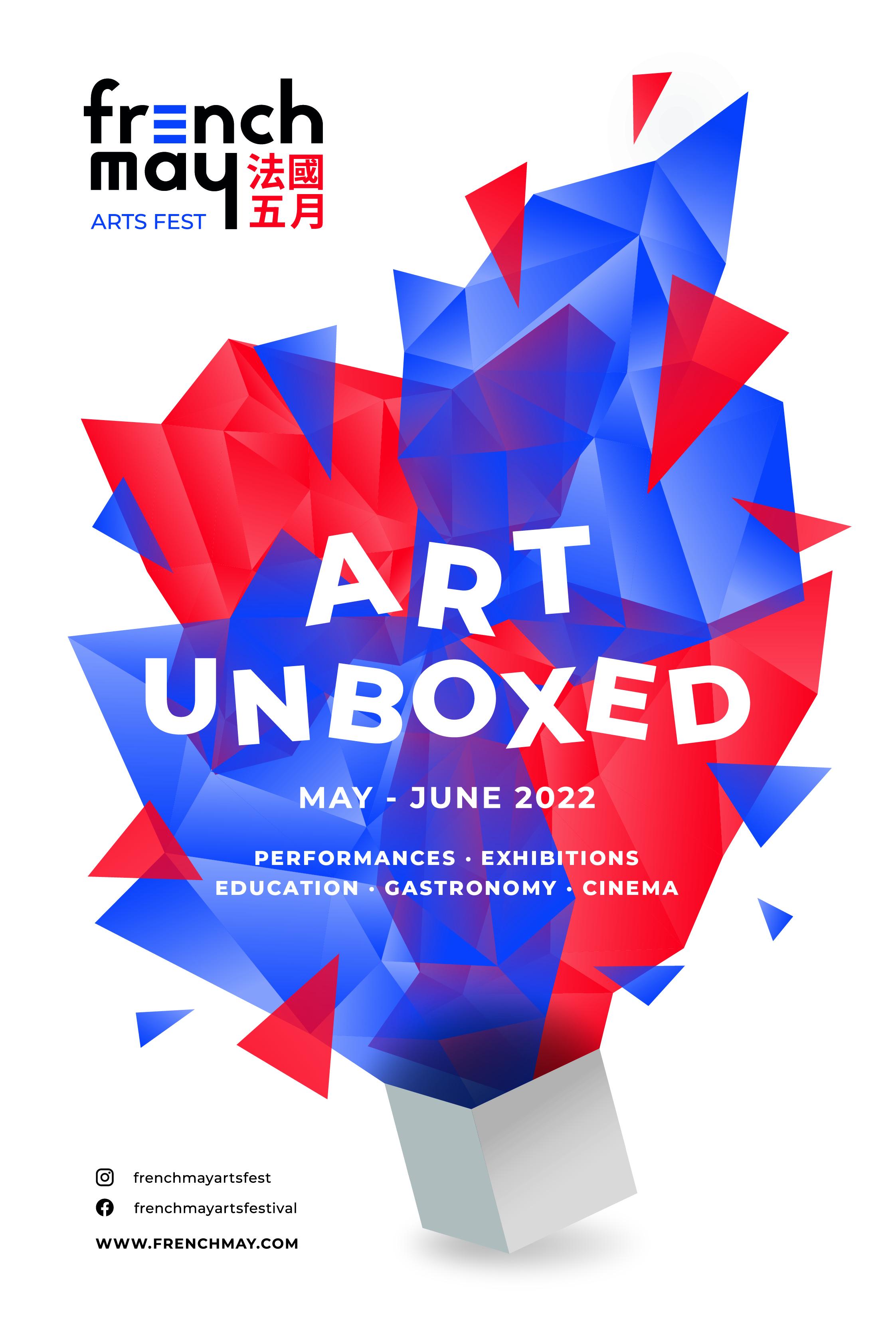 Poster French May Arts Festival 2022