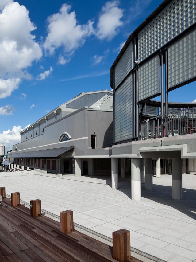 Daylight view of the Saitama Arts Theatre