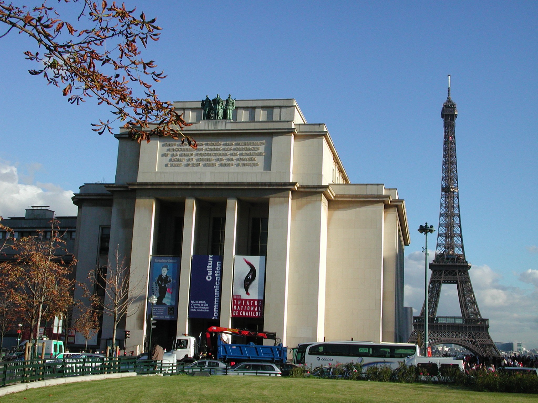 Exterior view of the Palais de Chaillot building