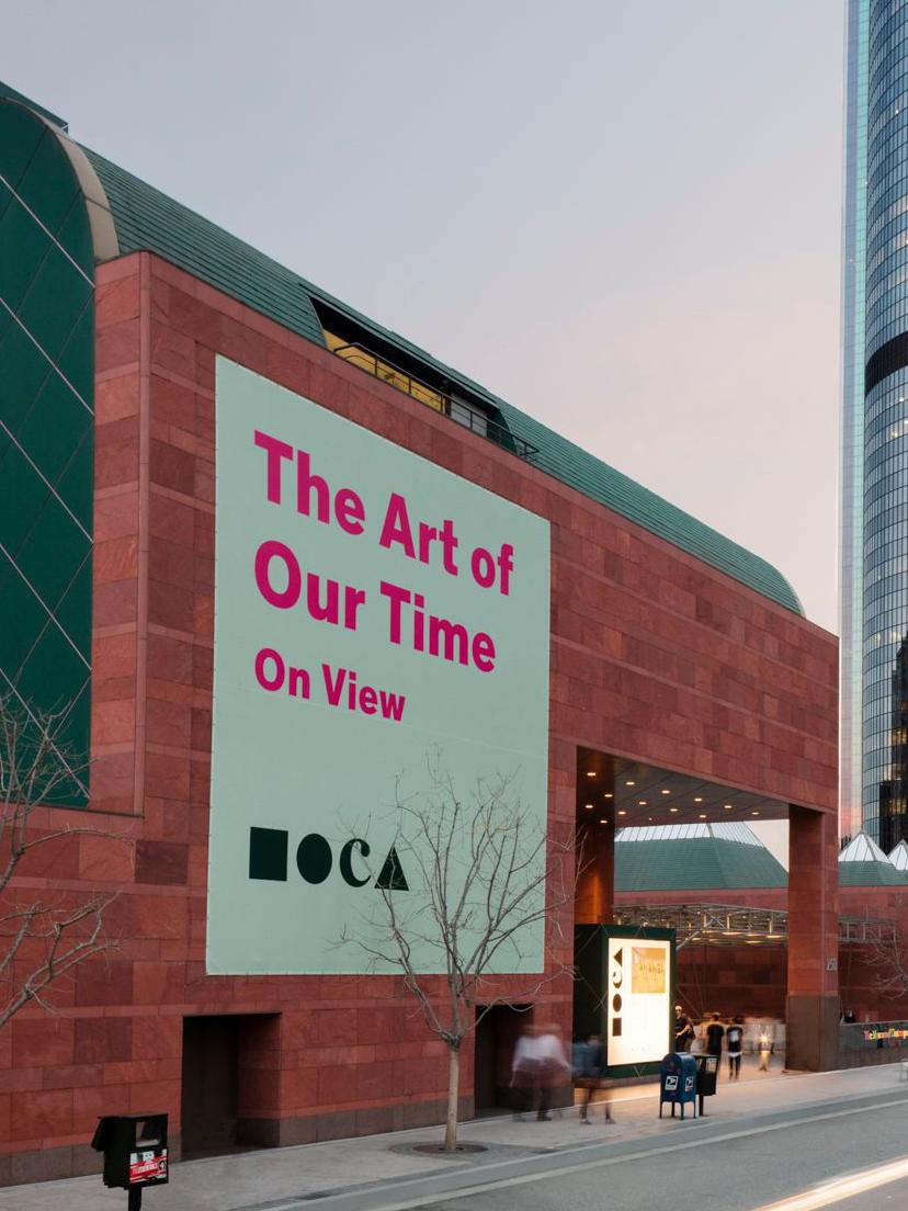 Exterior view of The Museum of Contemporary Art in Los Angeles