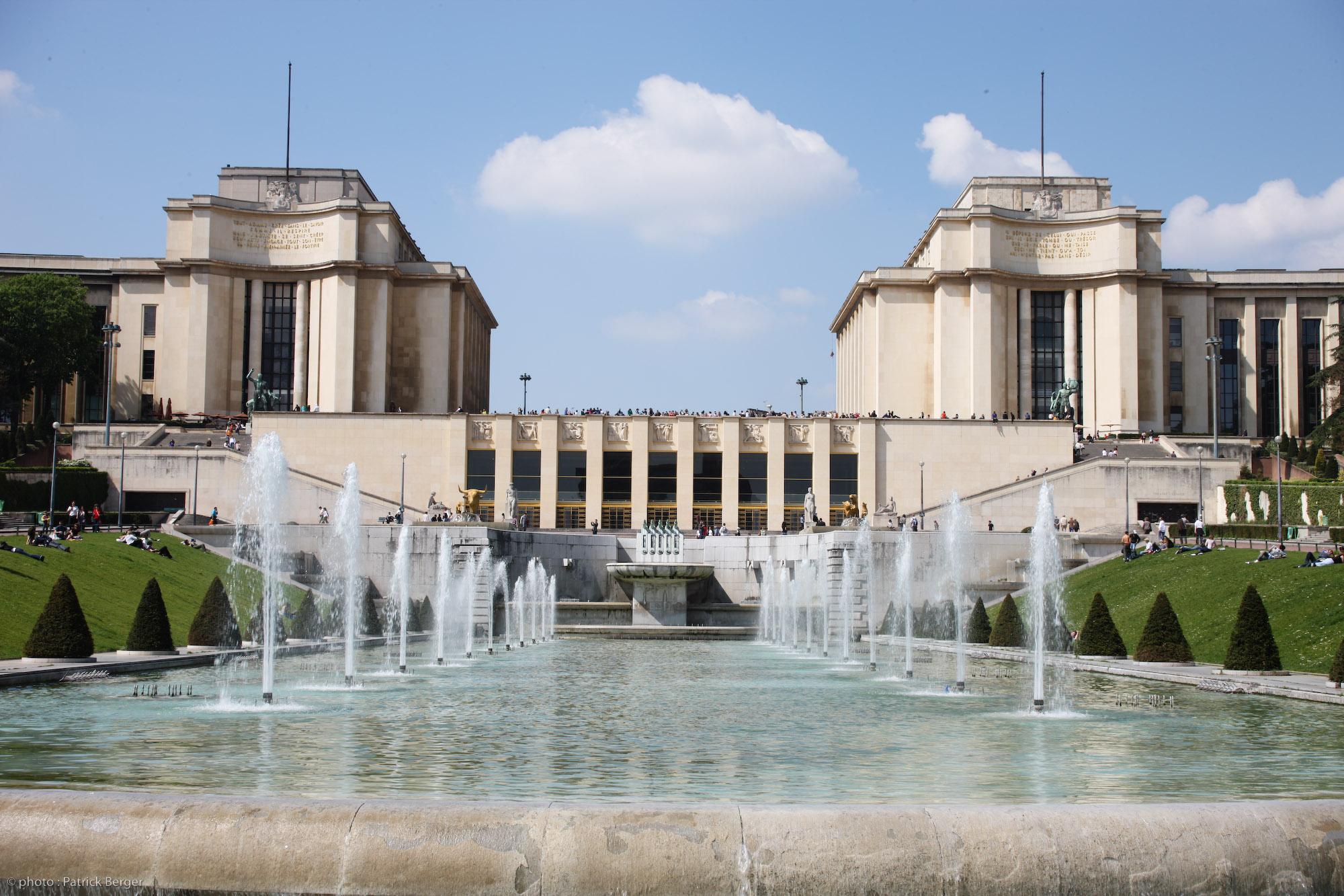 Vue extérieure du bâtiment du Palais de Chaillot 