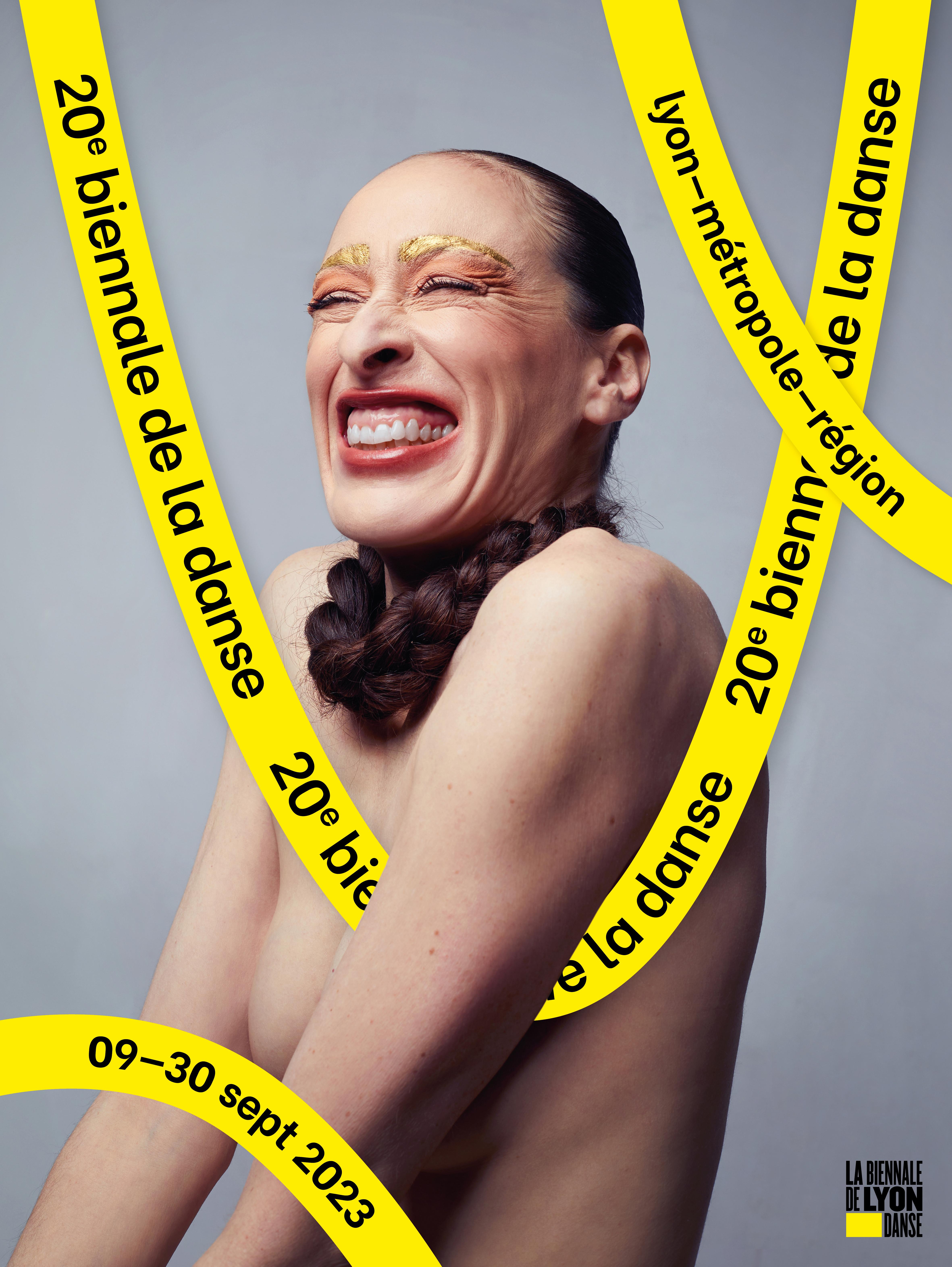Affiche de la 20e édition de la biennale de la danse de Lyon