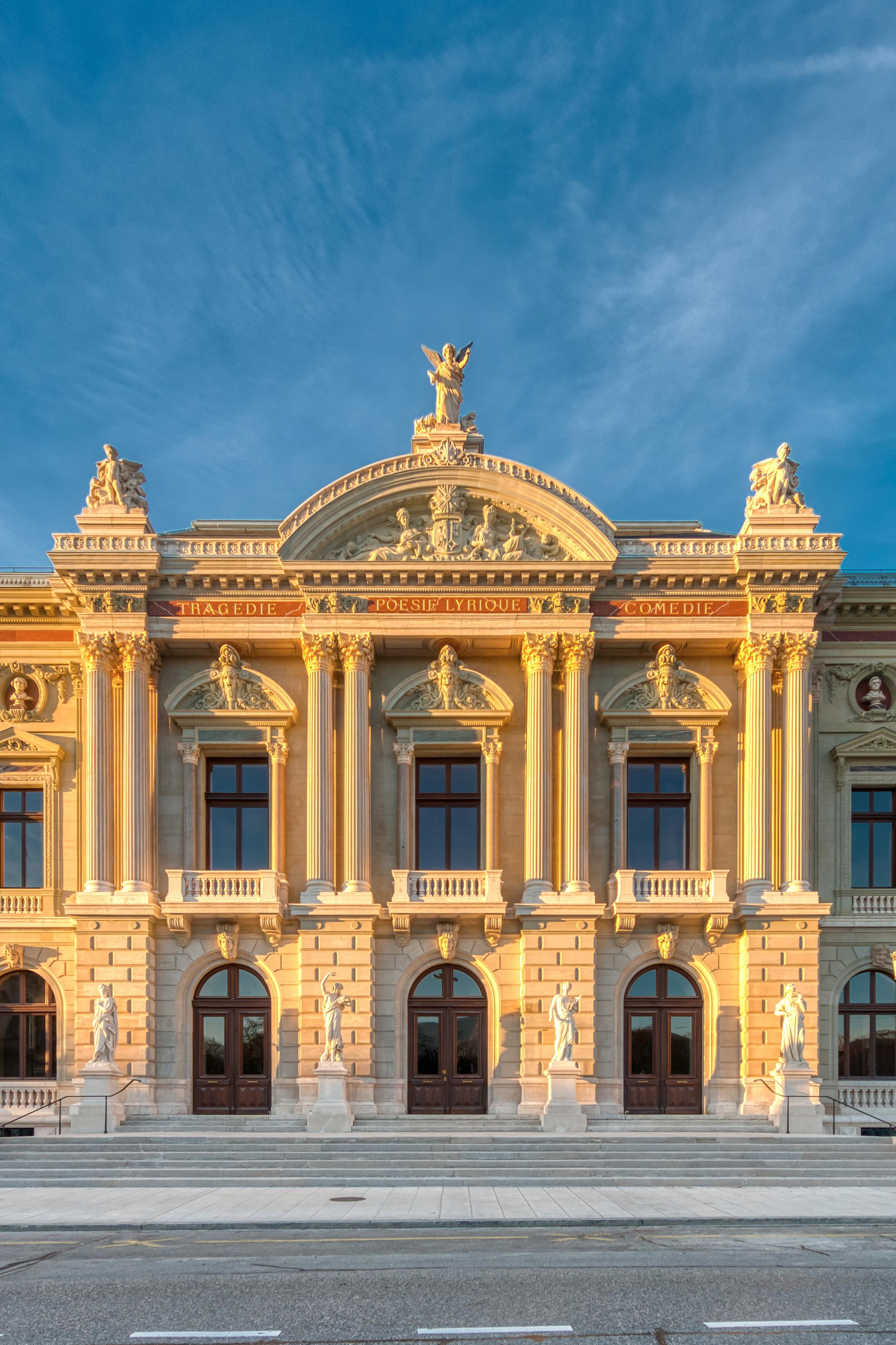 Façade of the Grand Théâtre de Genève