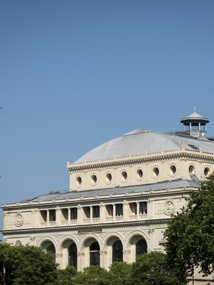 Outside view of the Théâtre de la Ville