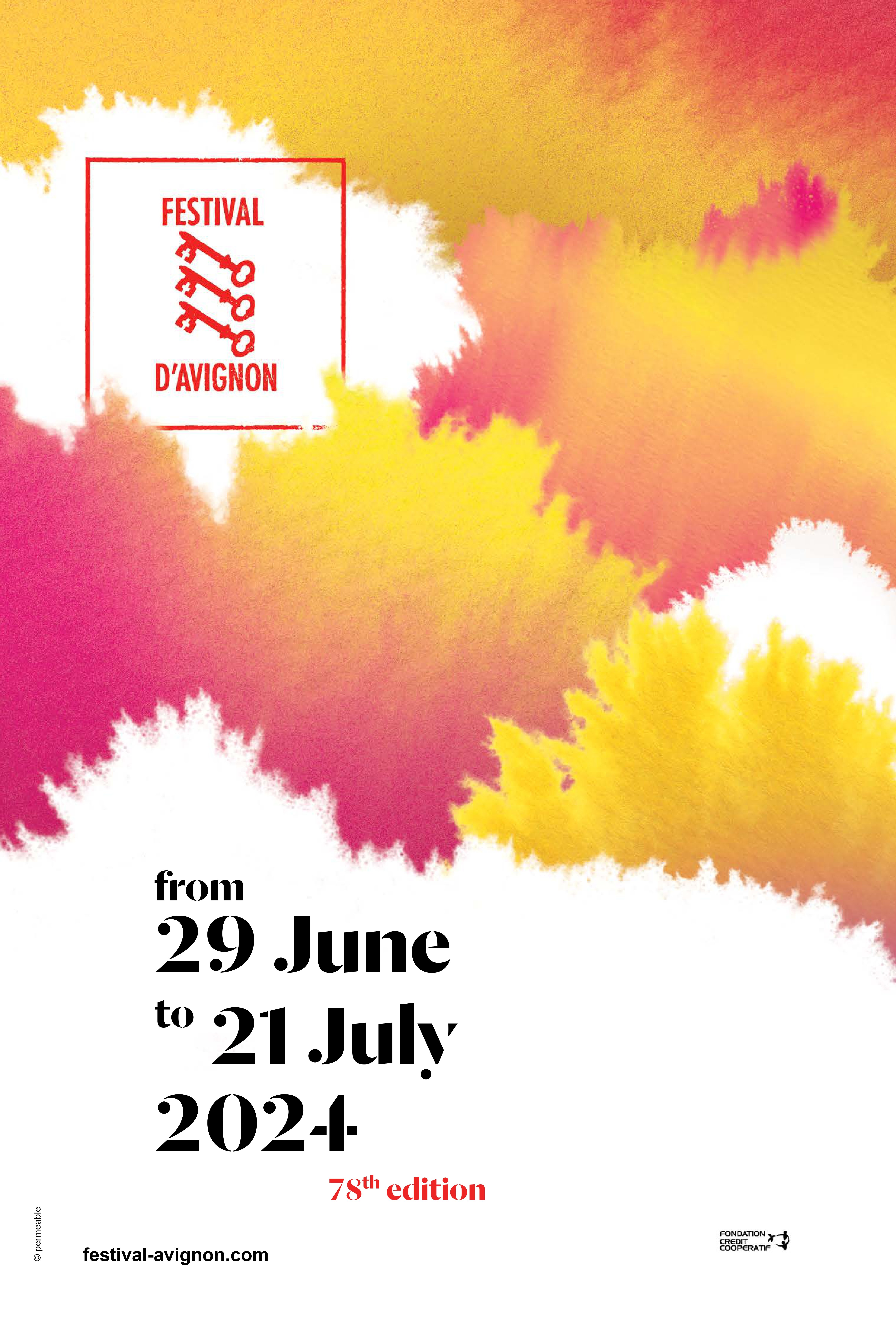 Poster Festival d'Avignon - English version
