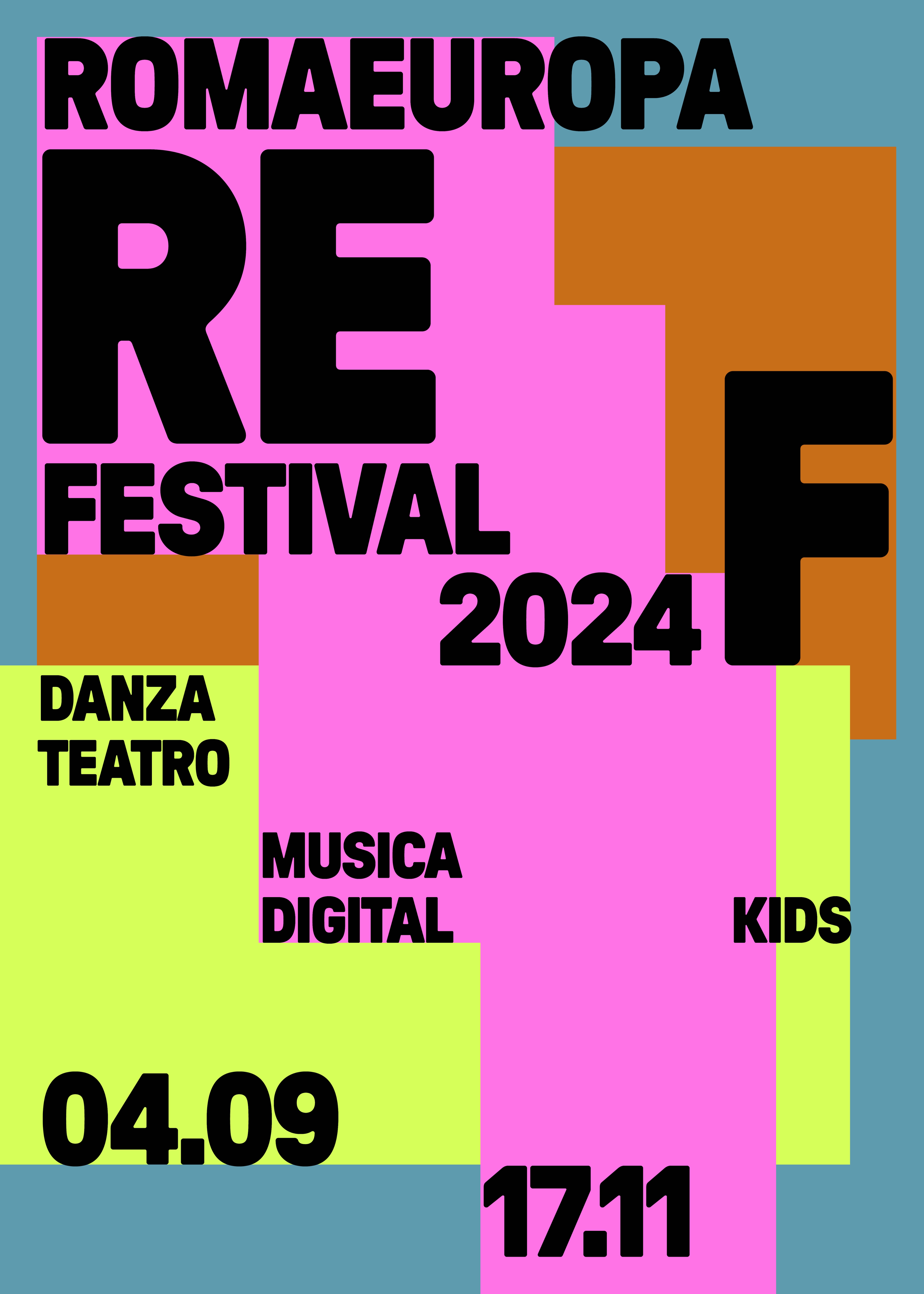 Romaeuropa Festival 2024 poster