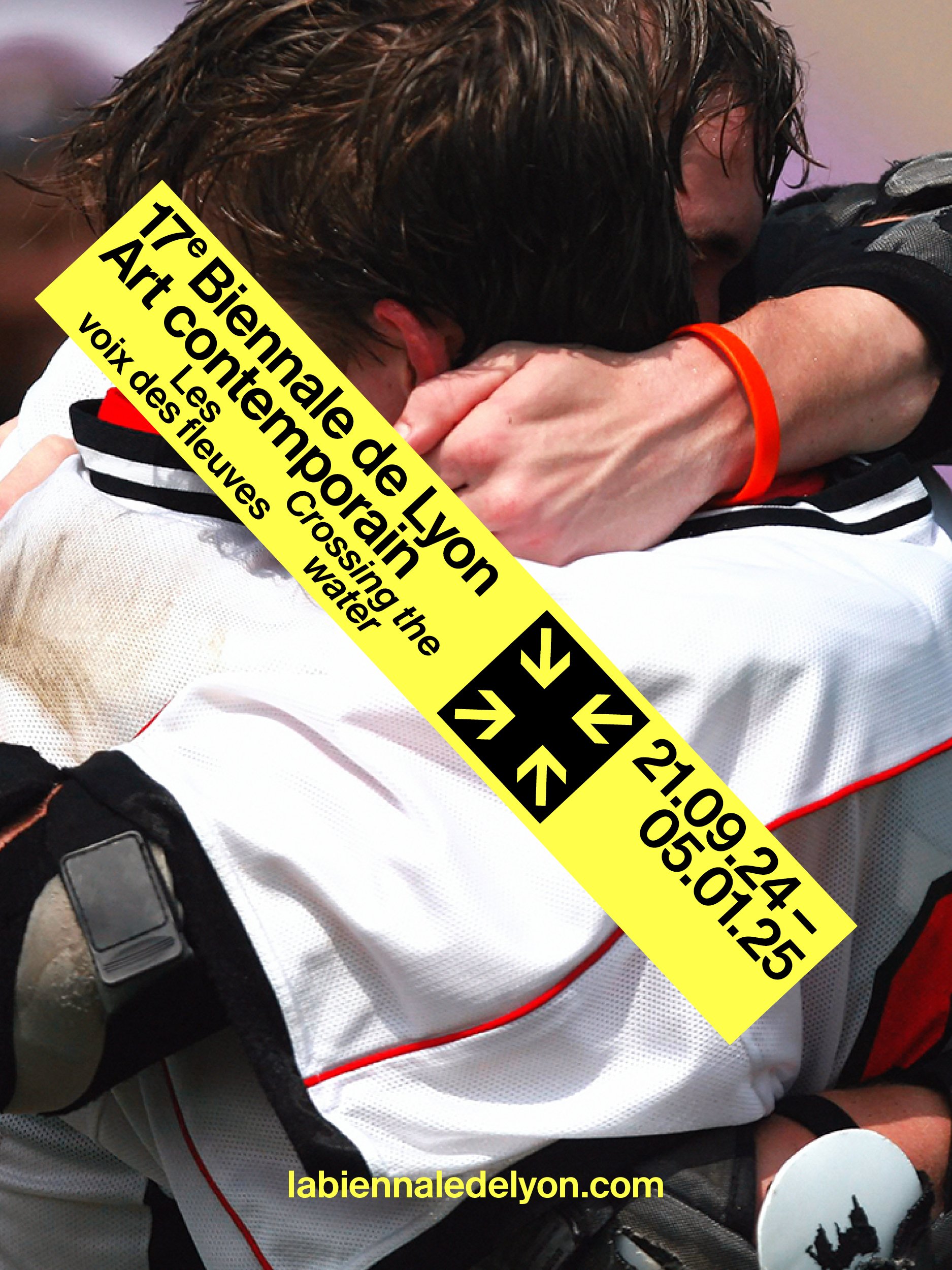 Affiche de la 17e Biennale d'art contemporain de Lyon 2024