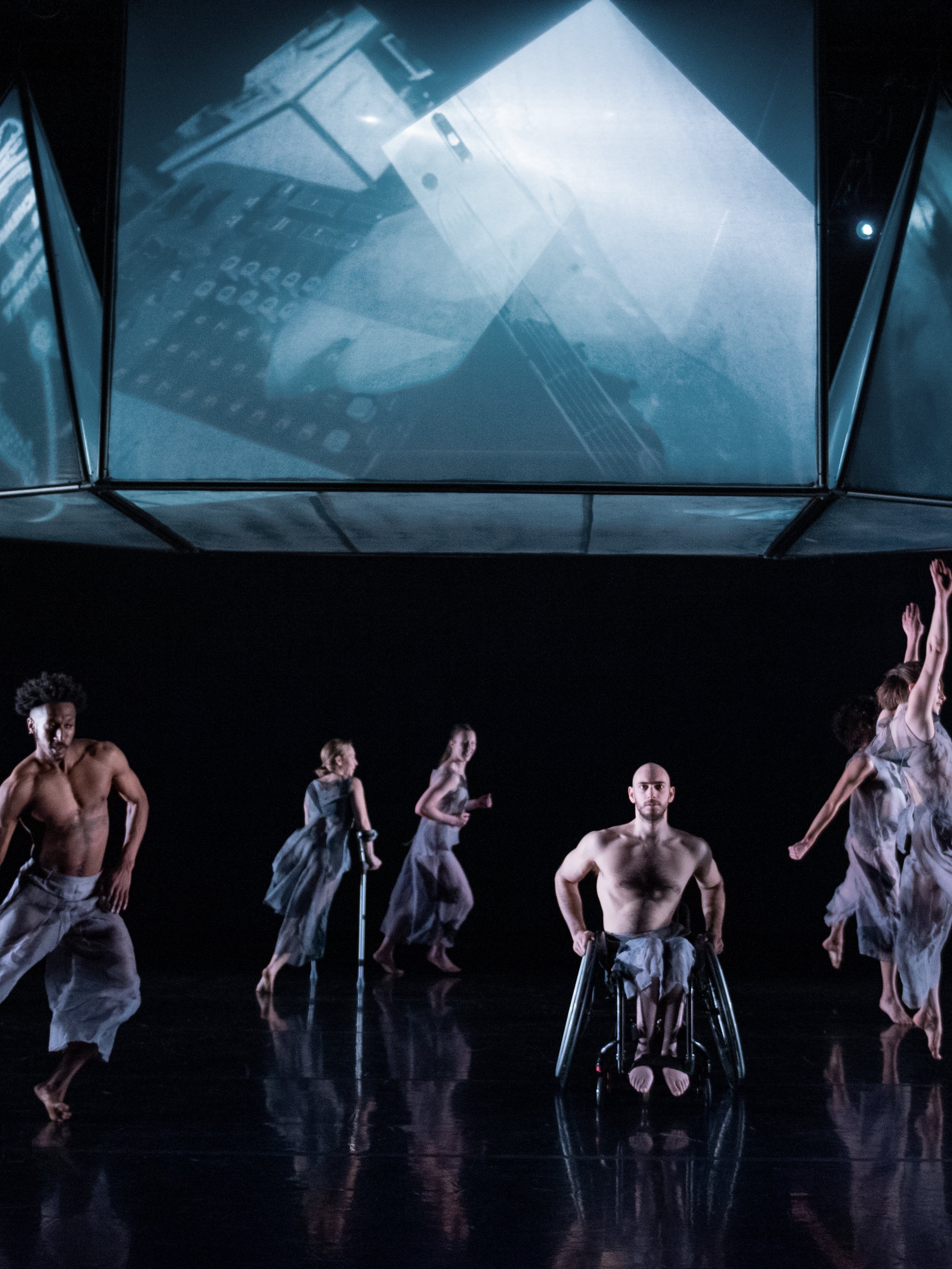 Candoco Dance Company on stage