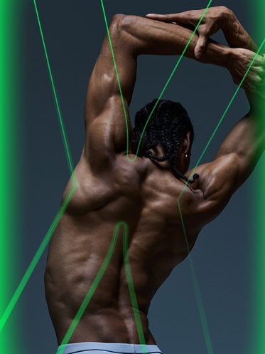 Danseur de dos