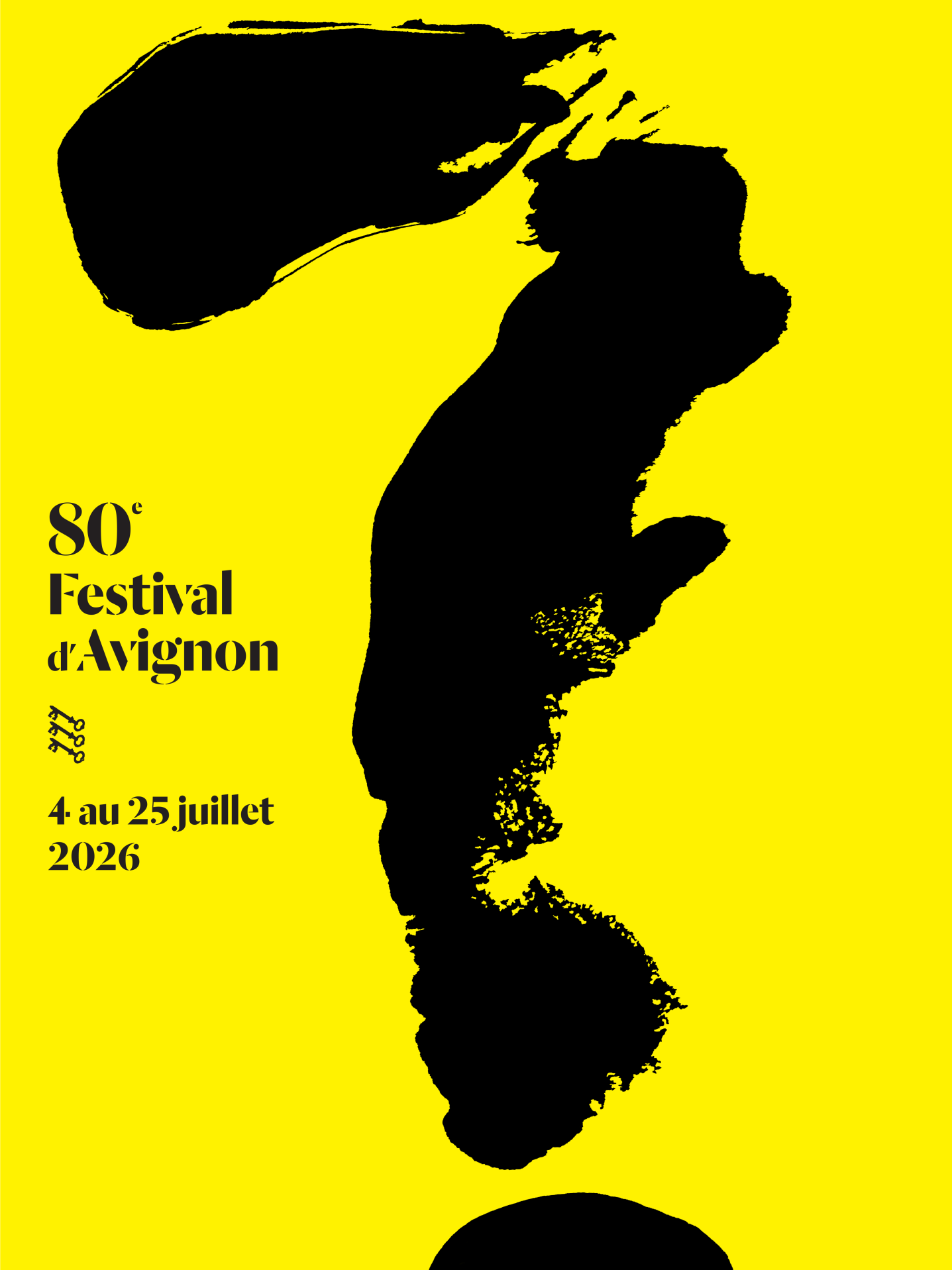 Poster Festival Avignon 80e édition